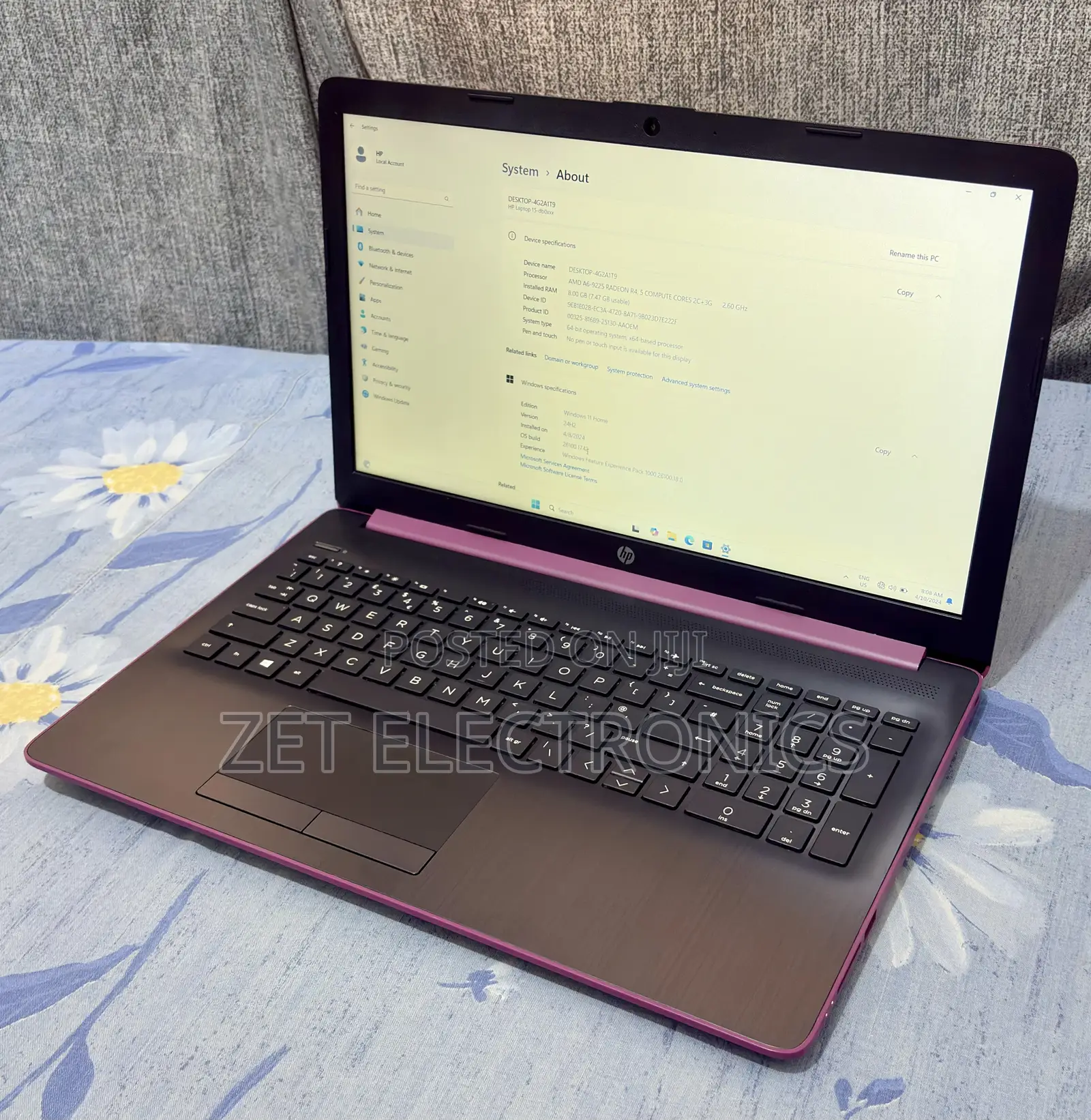 Laptop HP 15 8GB AMD A6 HDD 1T