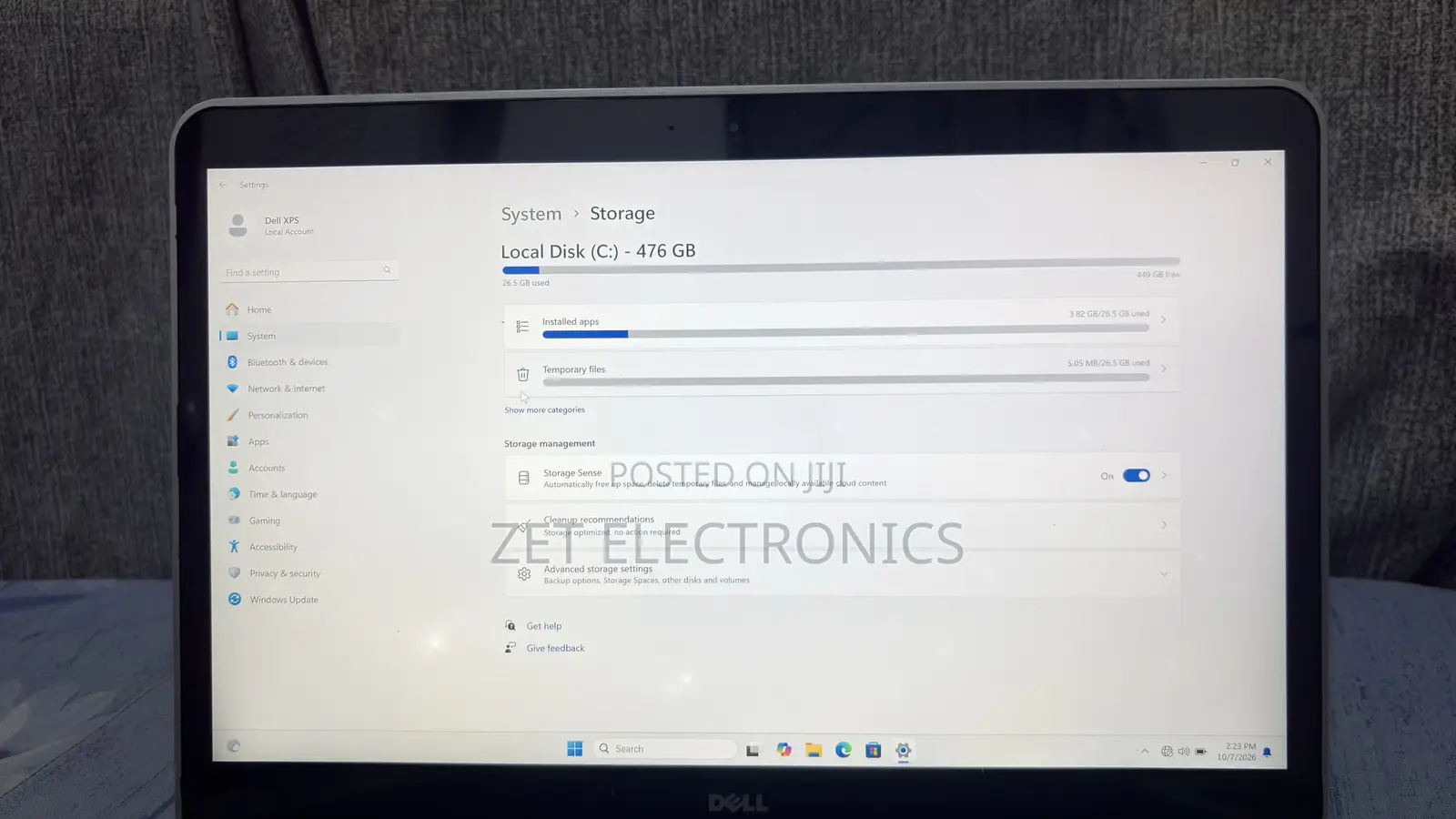 Laptop Dell XPS 15 (9530) 16GB Intel Core i7 SSD 512GB