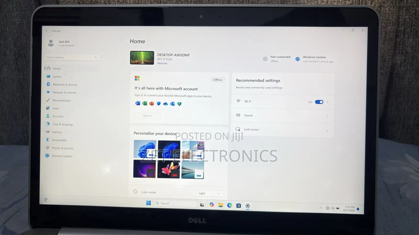 Laptop Dell XPS 15 (9530) 16GB Intel Core i7 SSD 512GB