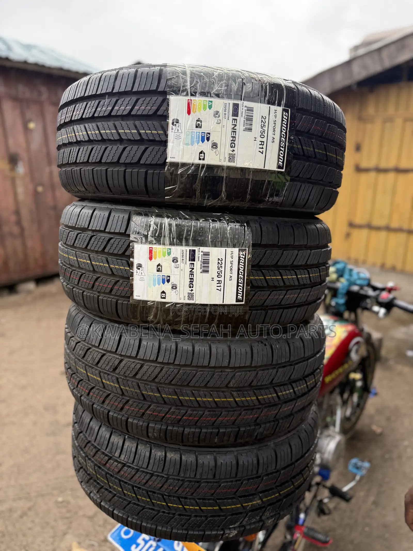 Original Bridgestone 225/50r17 Tyres Available for All Cars
