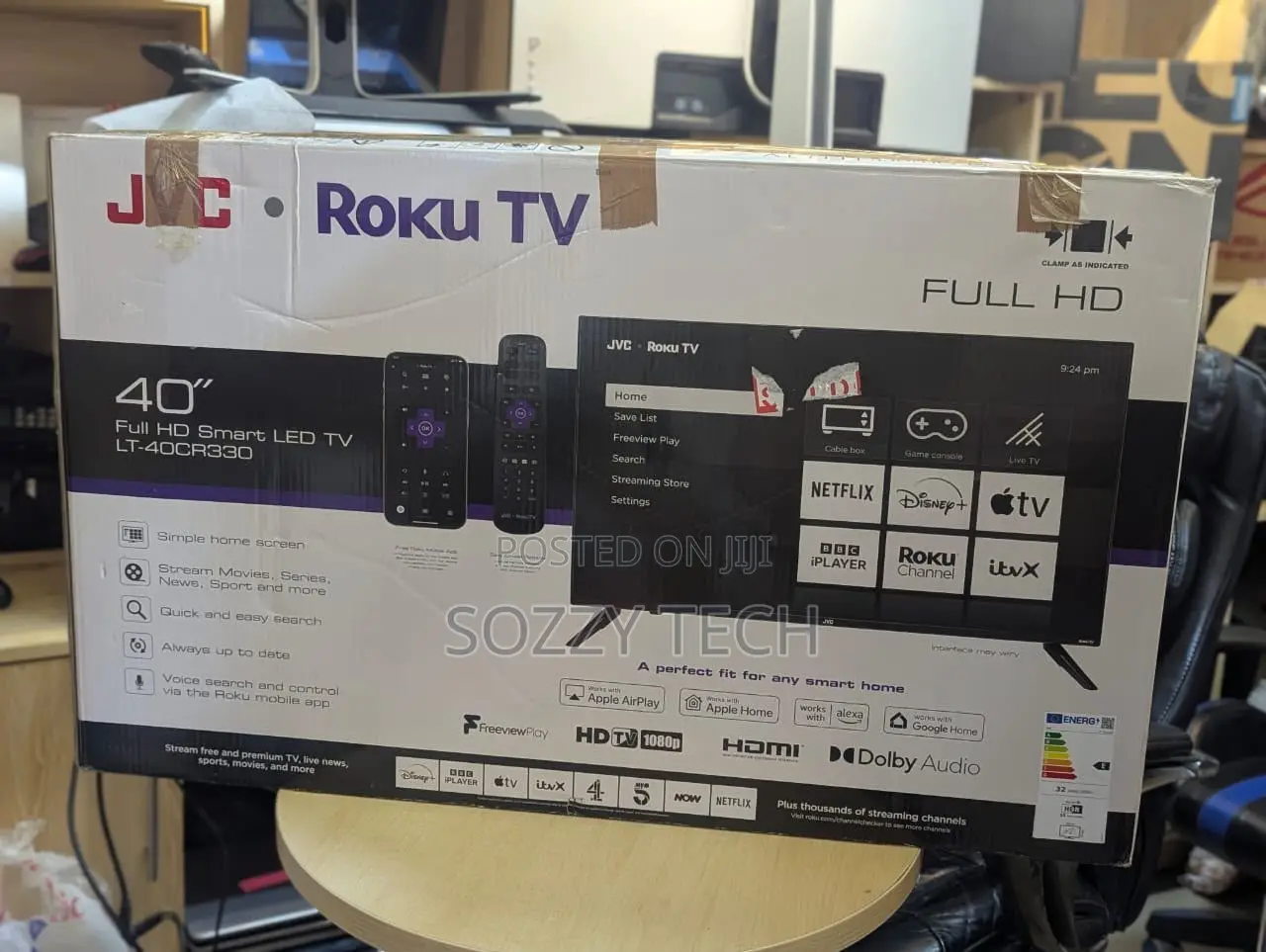 JVC LT-4OMAR305 LT-40MAR305 40-Inch Class Roku Full HD LED Smart