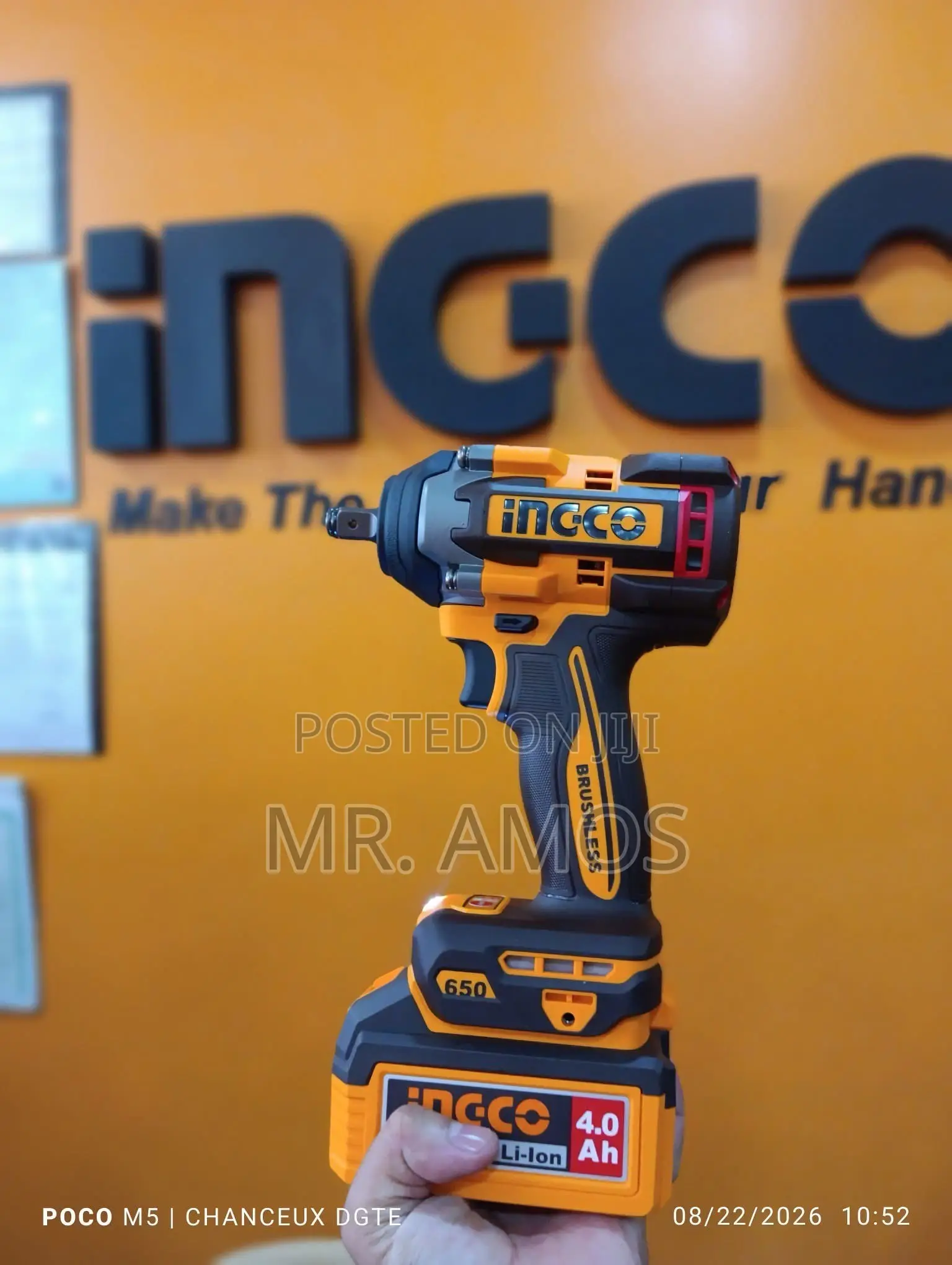 650Nm Cordless Impact Wrench With 2x 4.0Ah Batteries - CIWLI2065