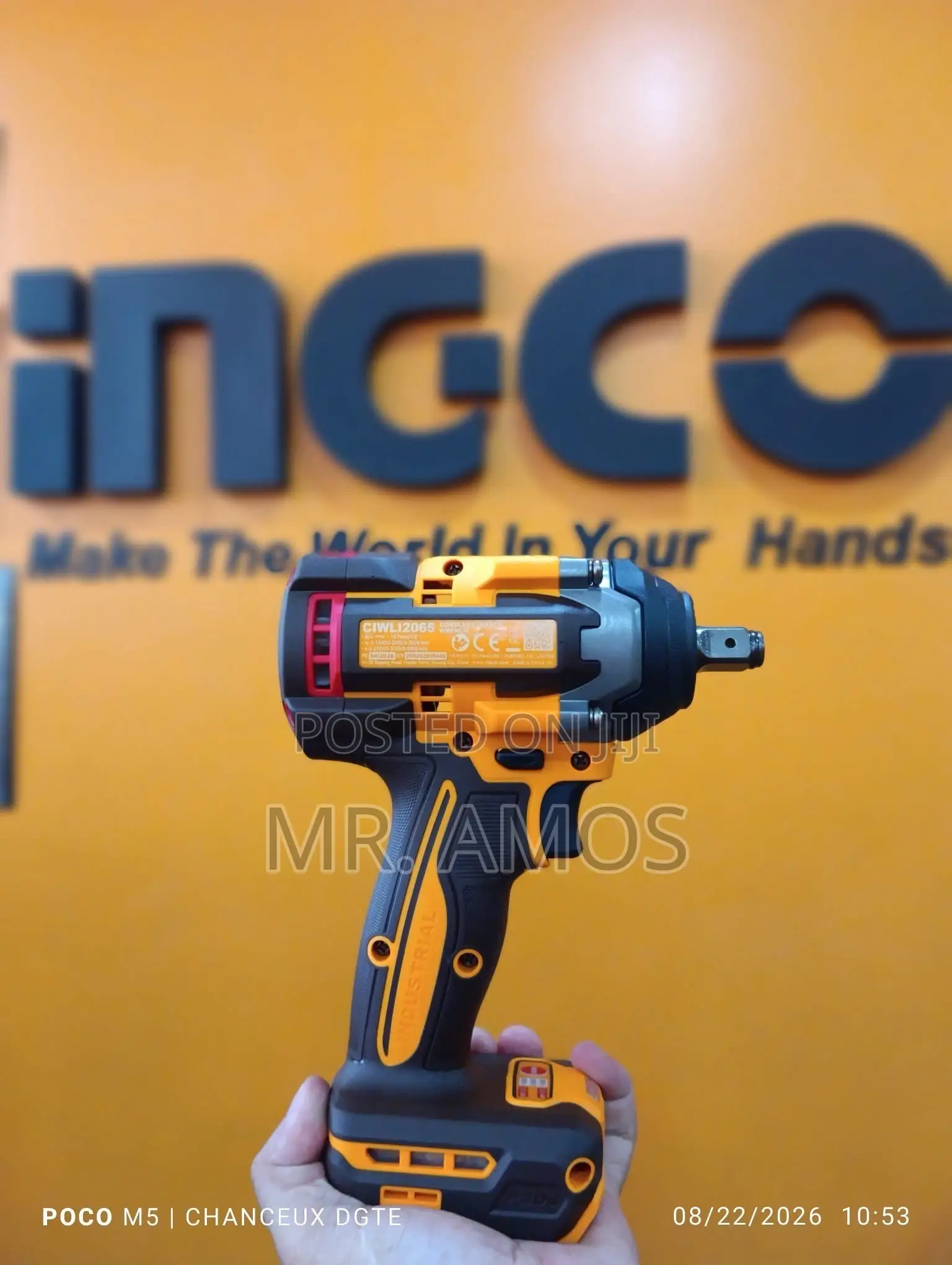 650Nm Cordless Impact Wrench With 2x 4.0Ah Batteries - CIWLI2065
