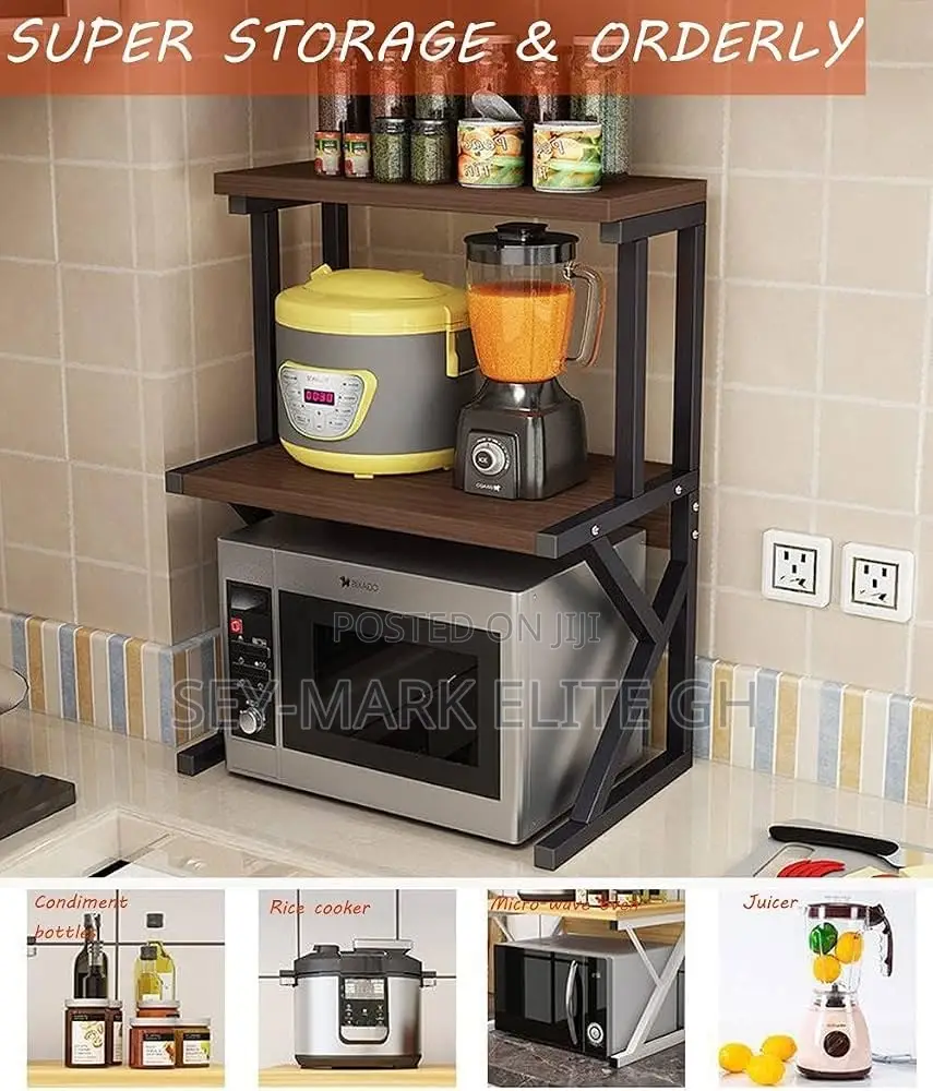 2 Tier Wooden Microwave Stand /Shelf