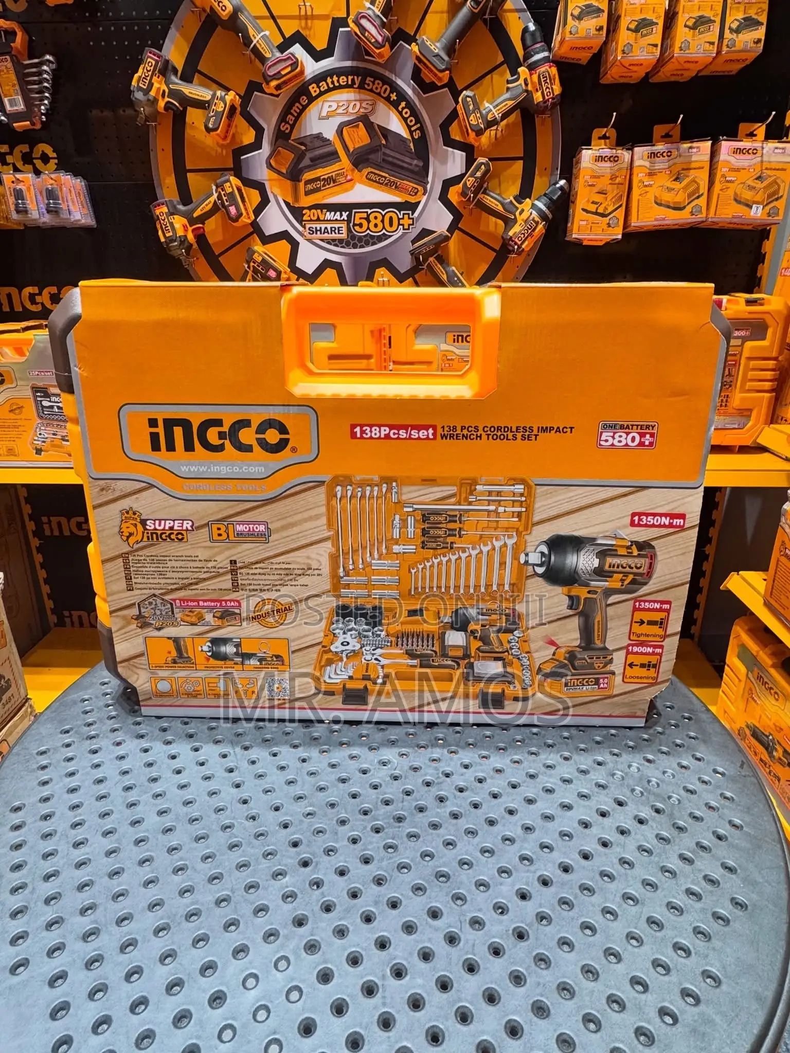 138 Pieces Tool Set With 1350Nm Impact Wrench Set - HKTHP41383