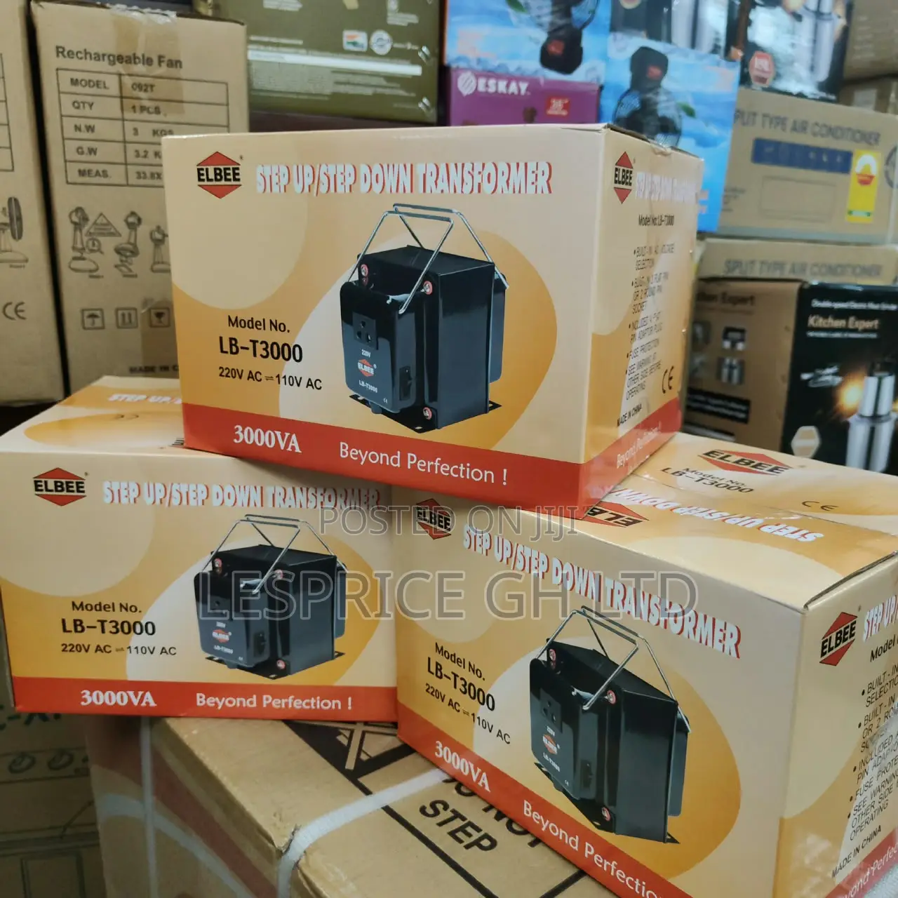Classy High Grade 3000W Step Up and Down Transformer From Elbee