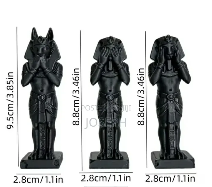 Egyptian Gods Statue 3pcs