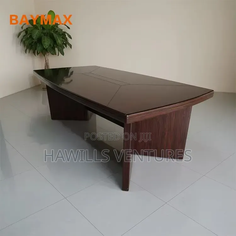 Executive Mahogany Boardroom Conference Table