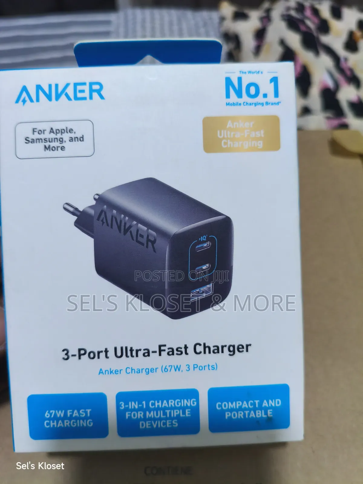 Anker 3-Port Ultra-Fast Charger (67W)