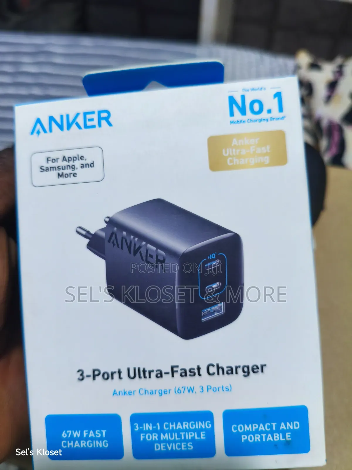 Anker 3-Port Ultra-Fast Charger (67W)