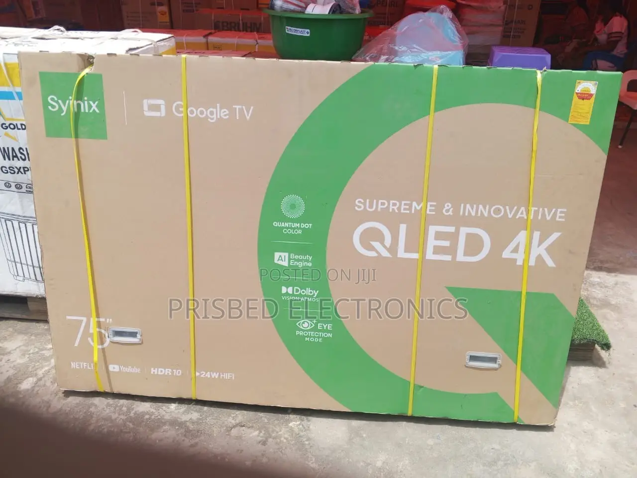 Syinix 75” QLED 4K Google TV