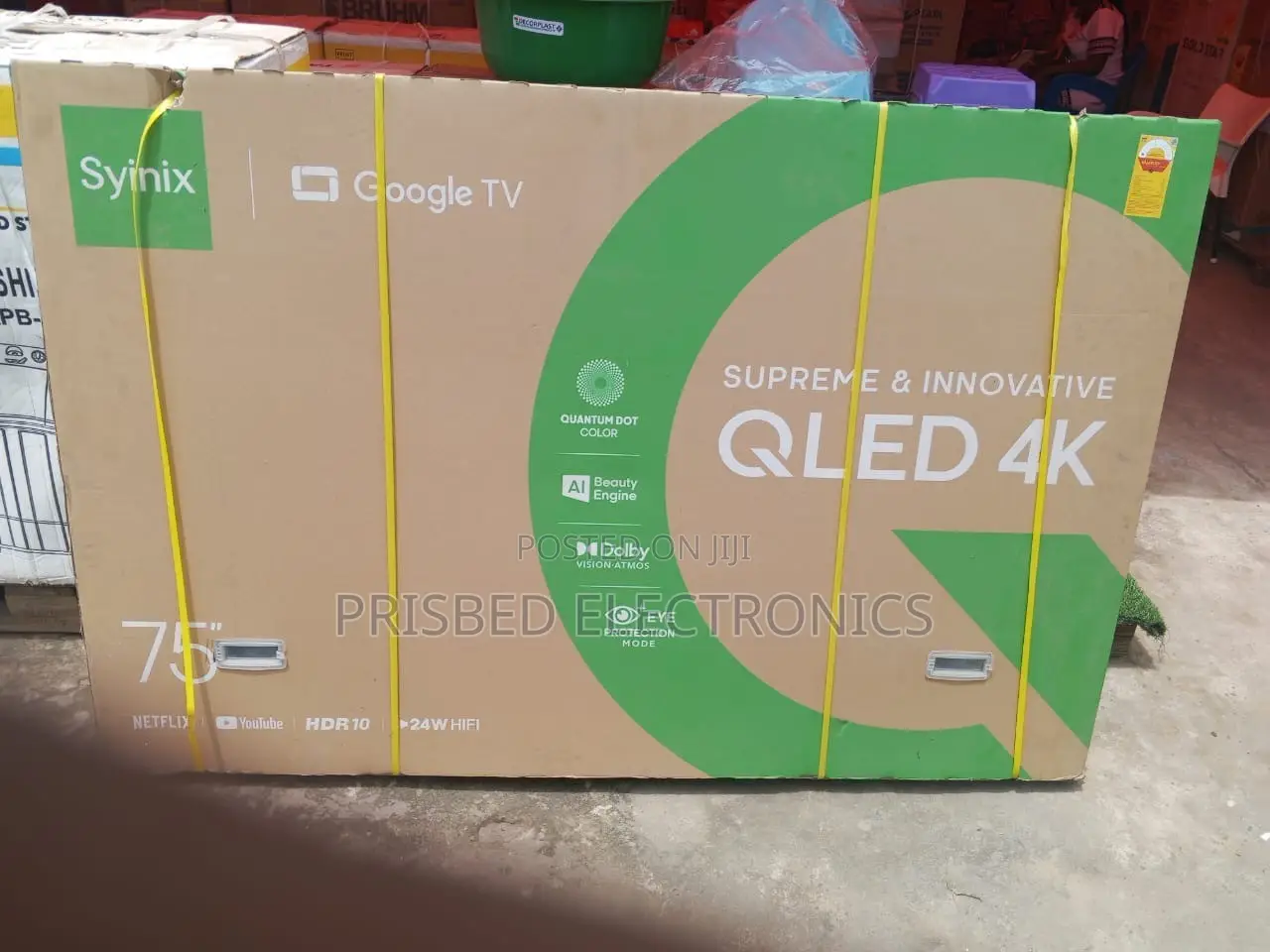 Syinix 75” QLED 4K Google TV