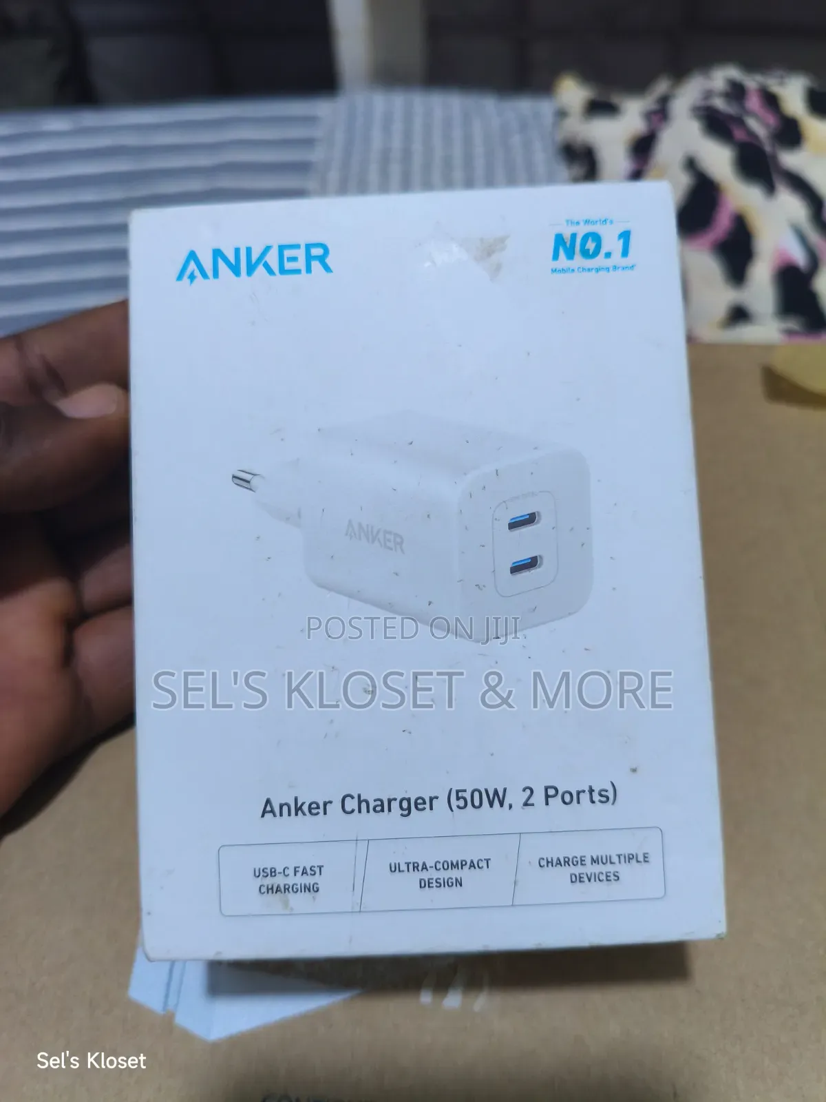 Anker Charger (50W, 2 Ports)