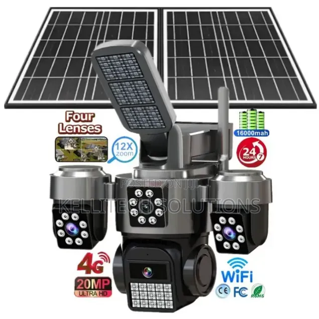 4Lens HiEasy Solar 4G AOV CCTV With Light