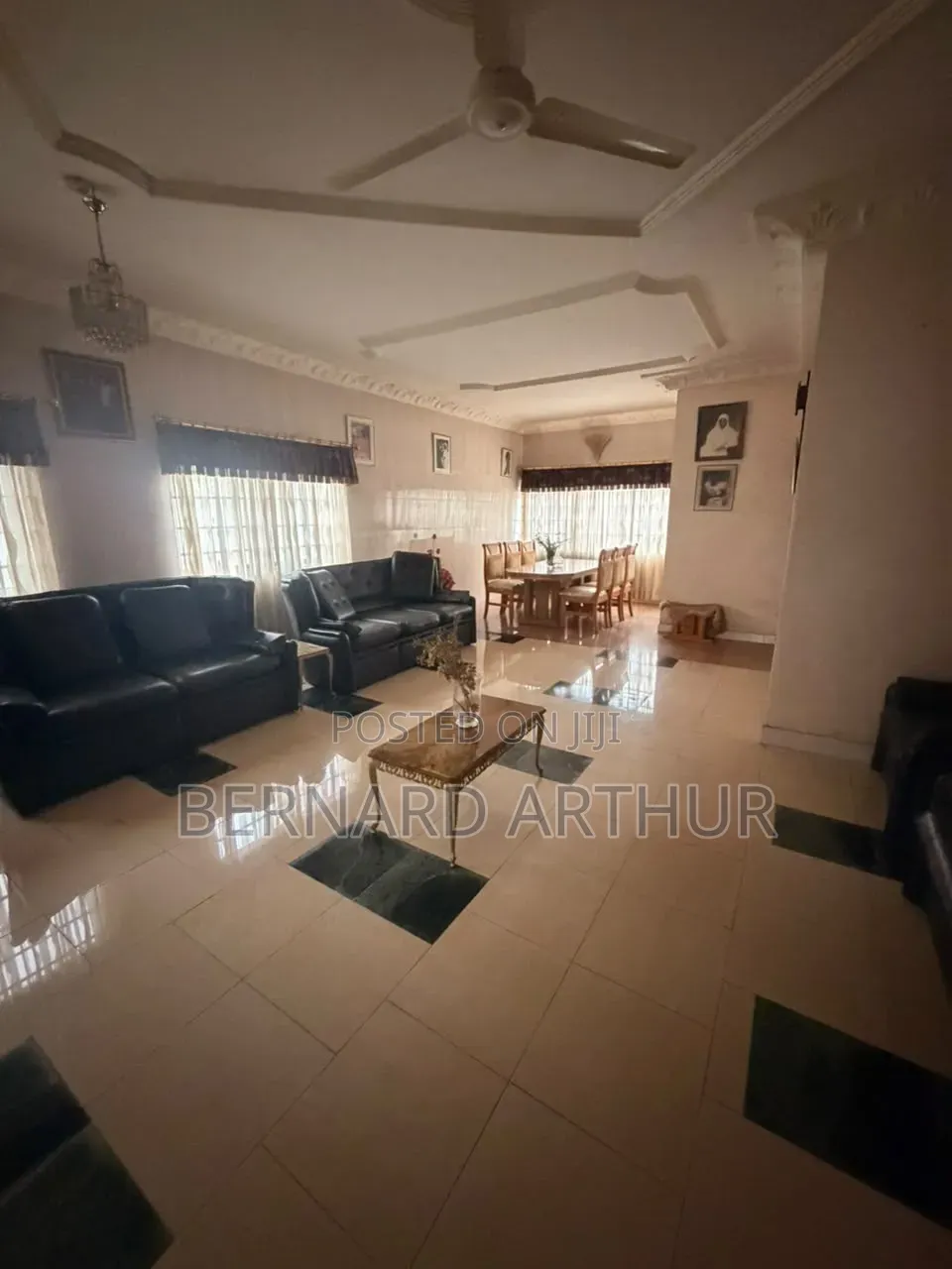 5bdrm Mansion in Bernard Agency, Post Office Area for rent