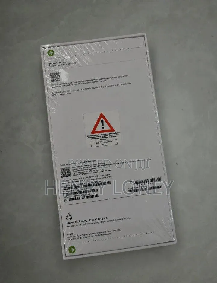 New Apple iPhone 17 Pro Max 1 TB Silver
