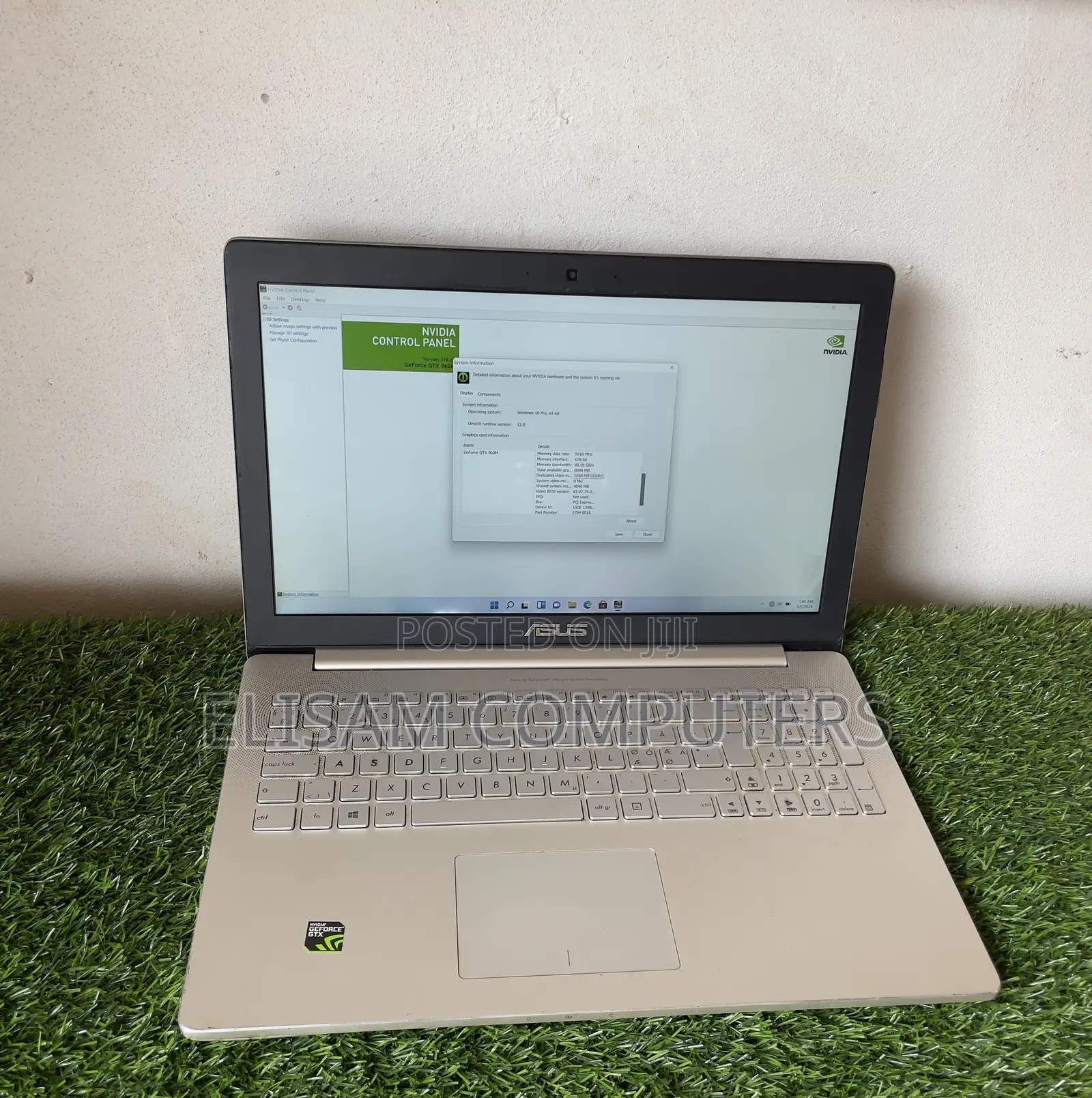 Laptop Asus 8GB Intel Core i7 SSD 256GB