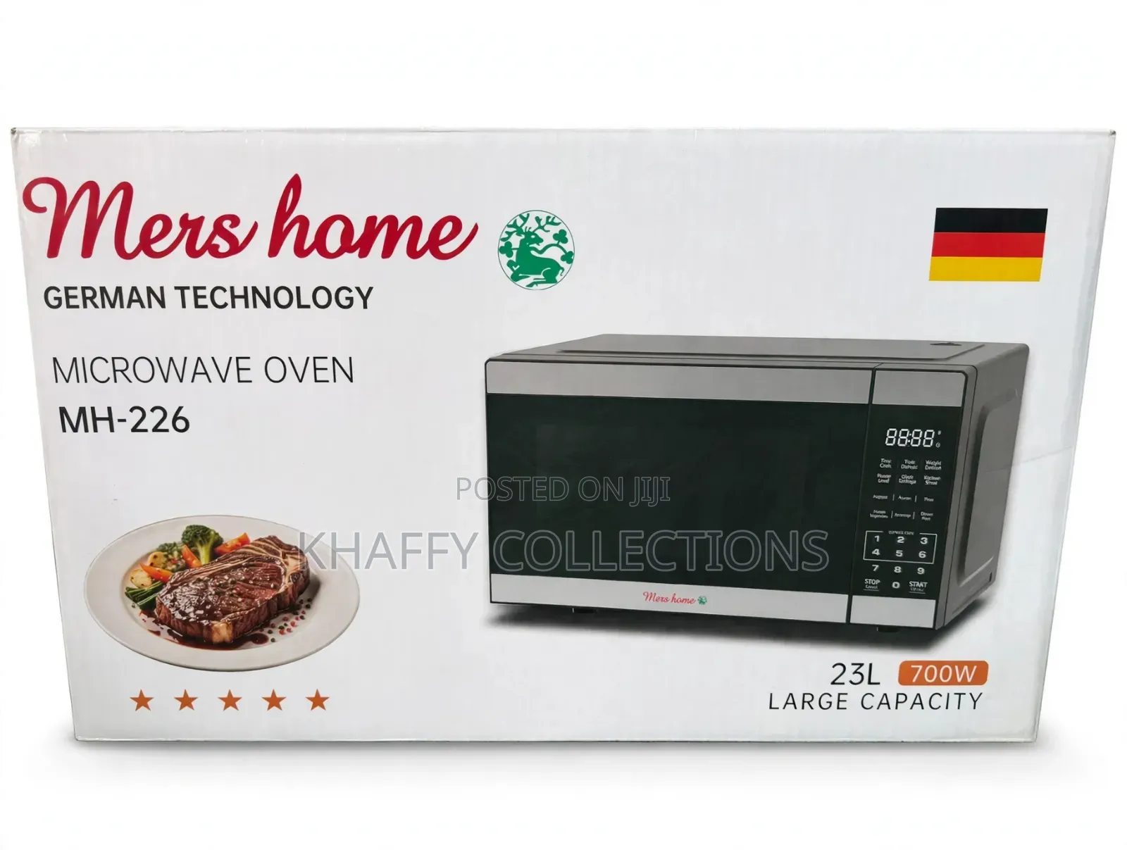 Mers Home Digital Microwave Oven 23L