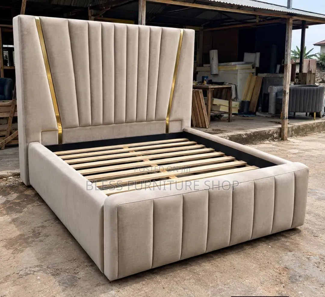 V-Shaped Queen Size Bed Frame