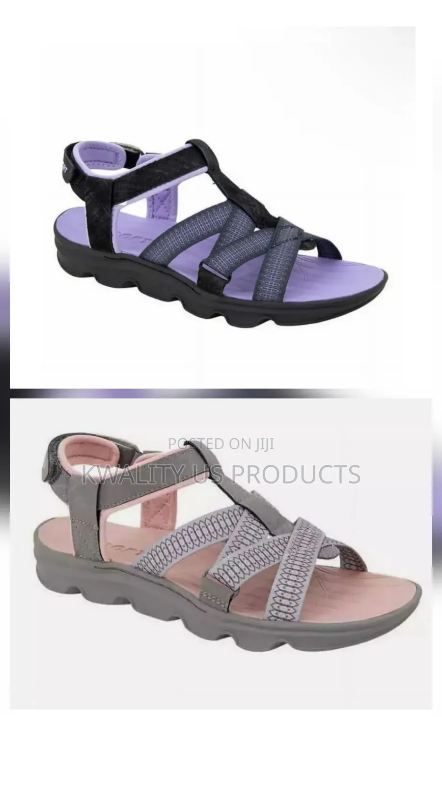JSPORT Women's Comfort Strap Sandals - Size 36-40