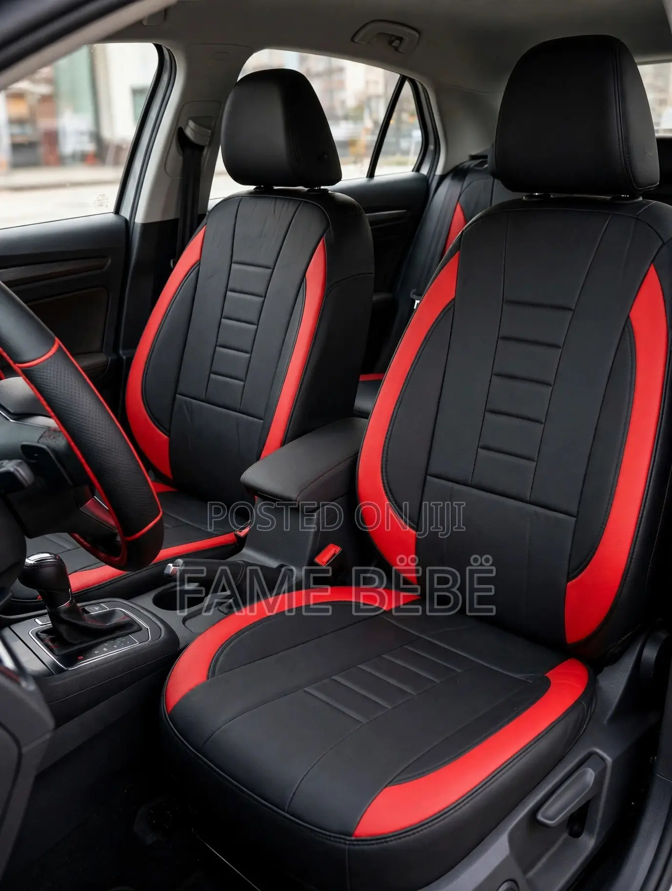 Sport Edition Seat Cover - Black & Red