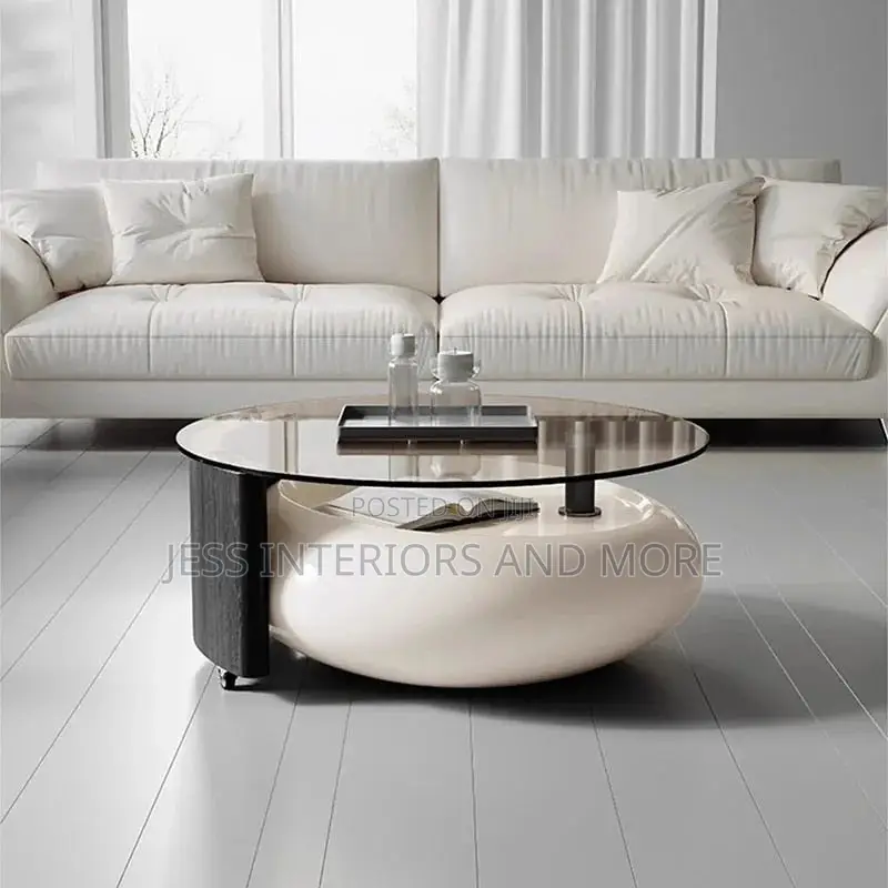Center Table (Sculptural Pebble)