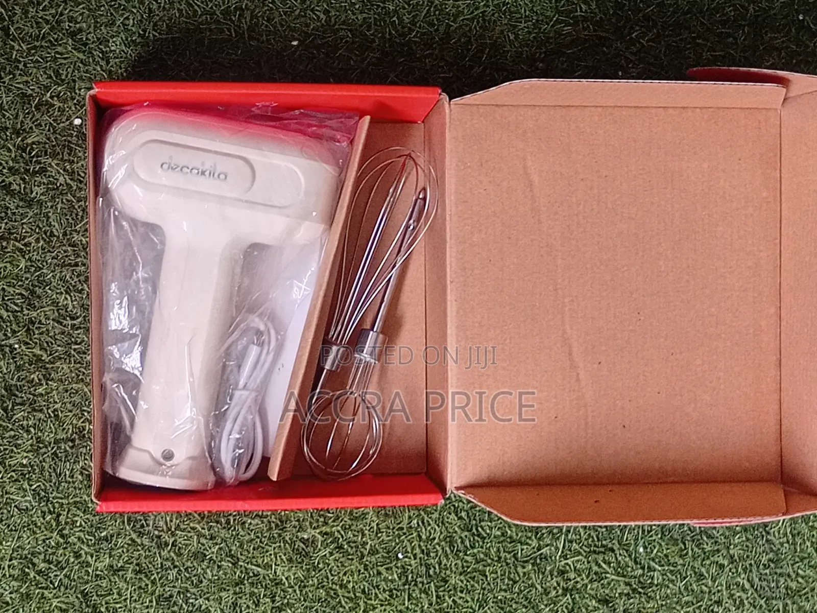 Decakila 3-Speed Cordless Hand Mixer Portable & Powerful