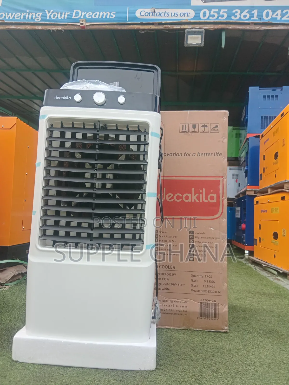 Decakila Air Cooler – Modern Design, Strong Cooling & Energy Saving
