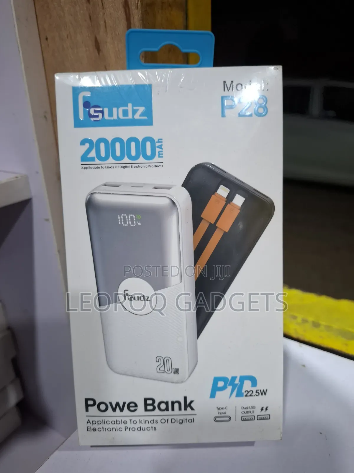 iSudZ P28 20,000mAh Power Bank