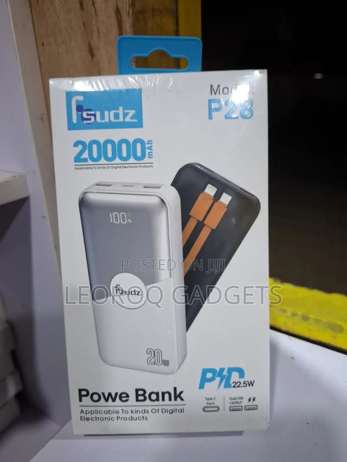 iSudZ P28 20,000mAh Power Bank
