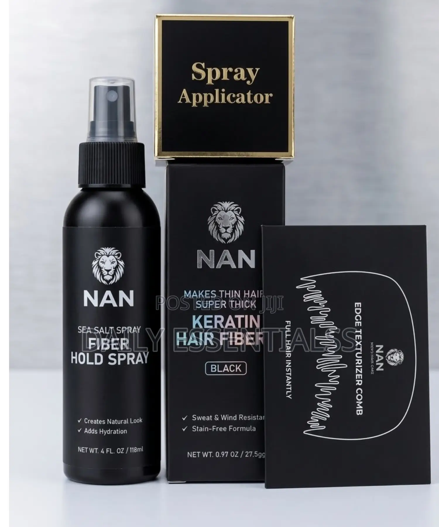 NAN Black Hair Fibers – Instant Fuller Look
