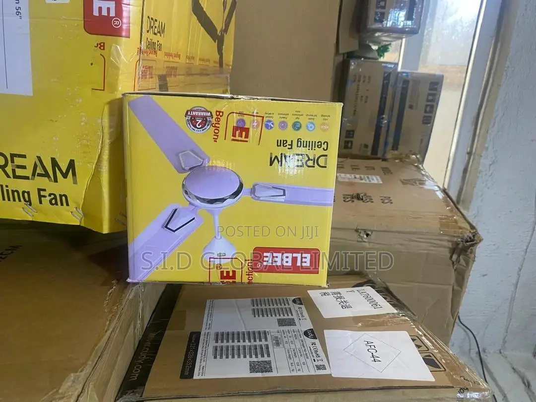 Feel Good and Dream About Elbee Celing Fan 120mm&56'' -White
