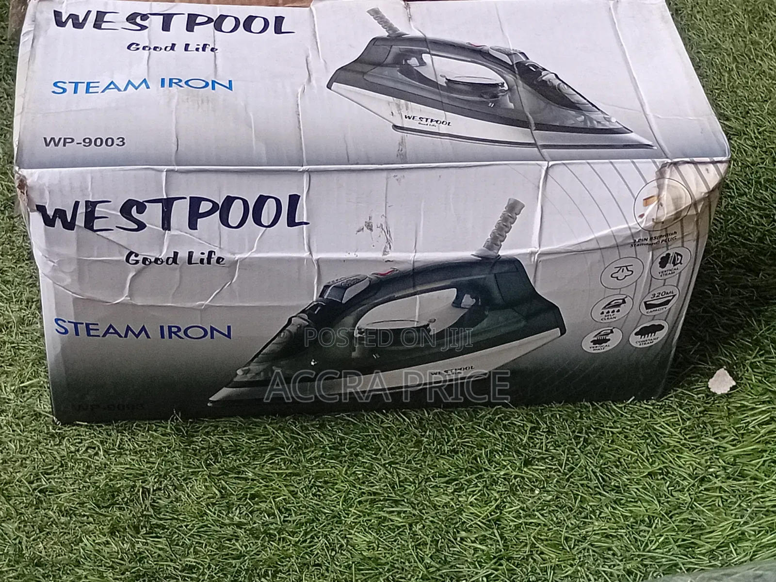 Westpool Steam Iron Powerful Clothes Iron With Steam Function