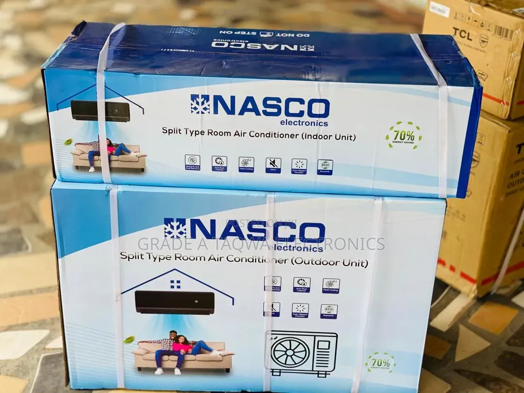 A New Branded Mirror Black Designed Nasco 1.5hp Air Conditioner