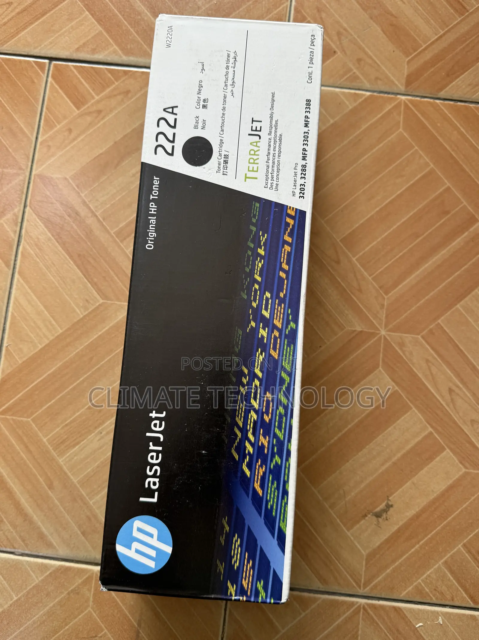 HP 222a Original Black