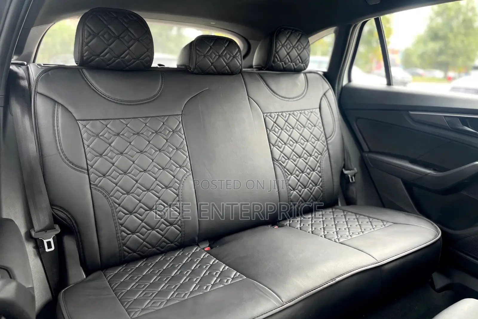 Luxury Leather Black Seat Cover