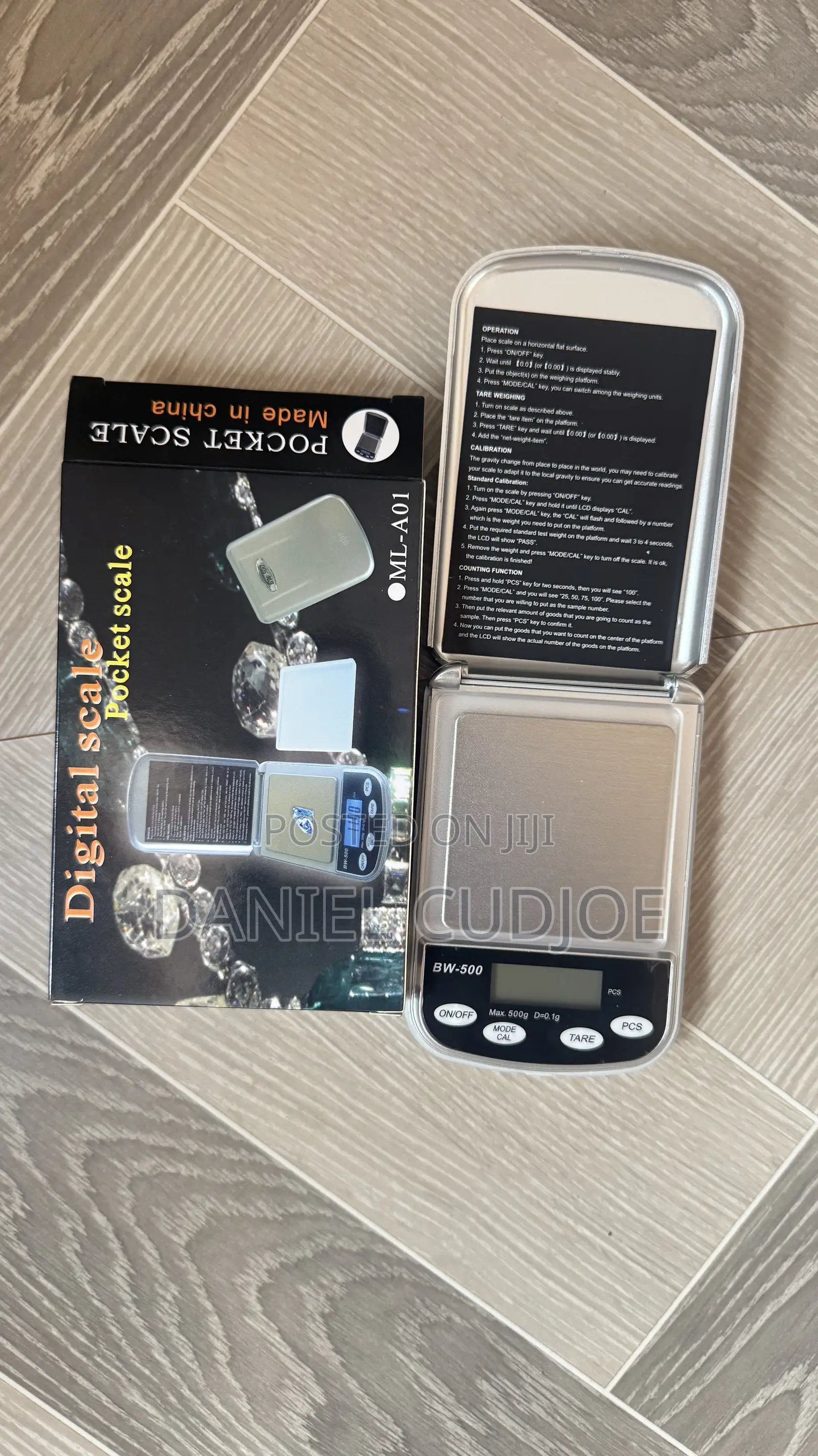 Pocket Digital Scale (Model MLA - A01/Bw-500)