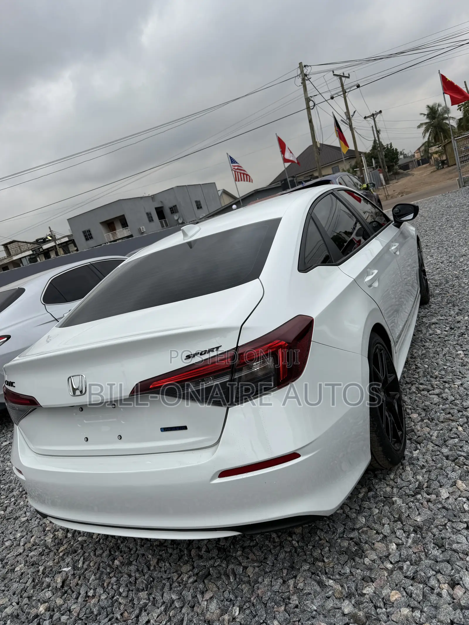 Honda Civic Sport Hybrid Sedan 2026 White