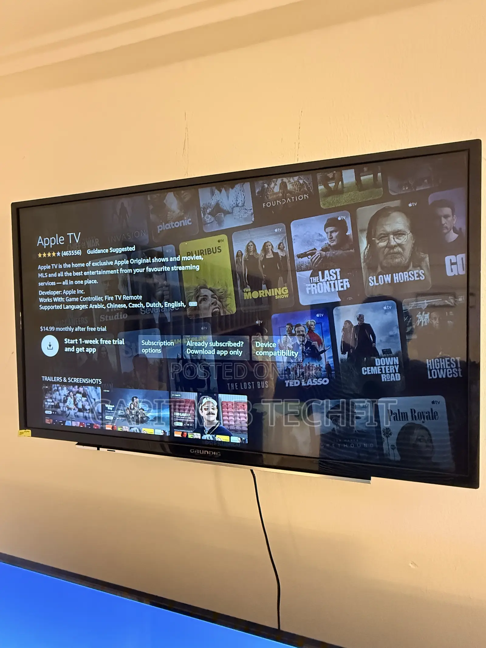 32inches Full Digital Satellite 4k GRUNDIC FIRE TV