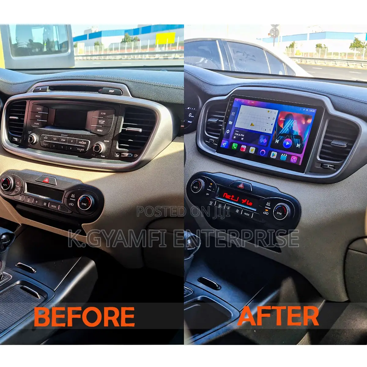Quality Android Car Tape for Kia Sorento 2015 to 2017