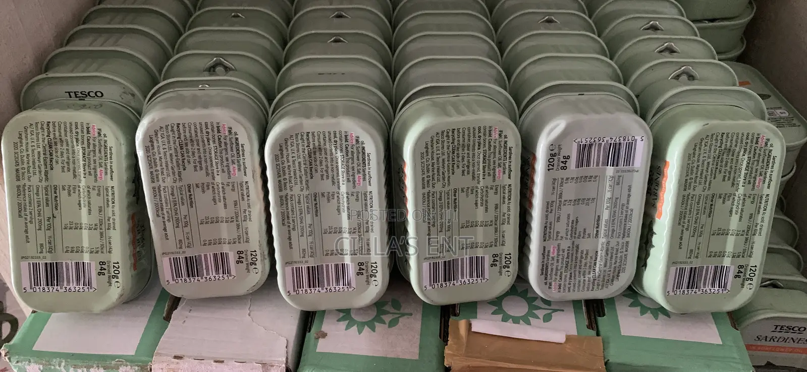 Tesco Sardines in Sunflower Oil