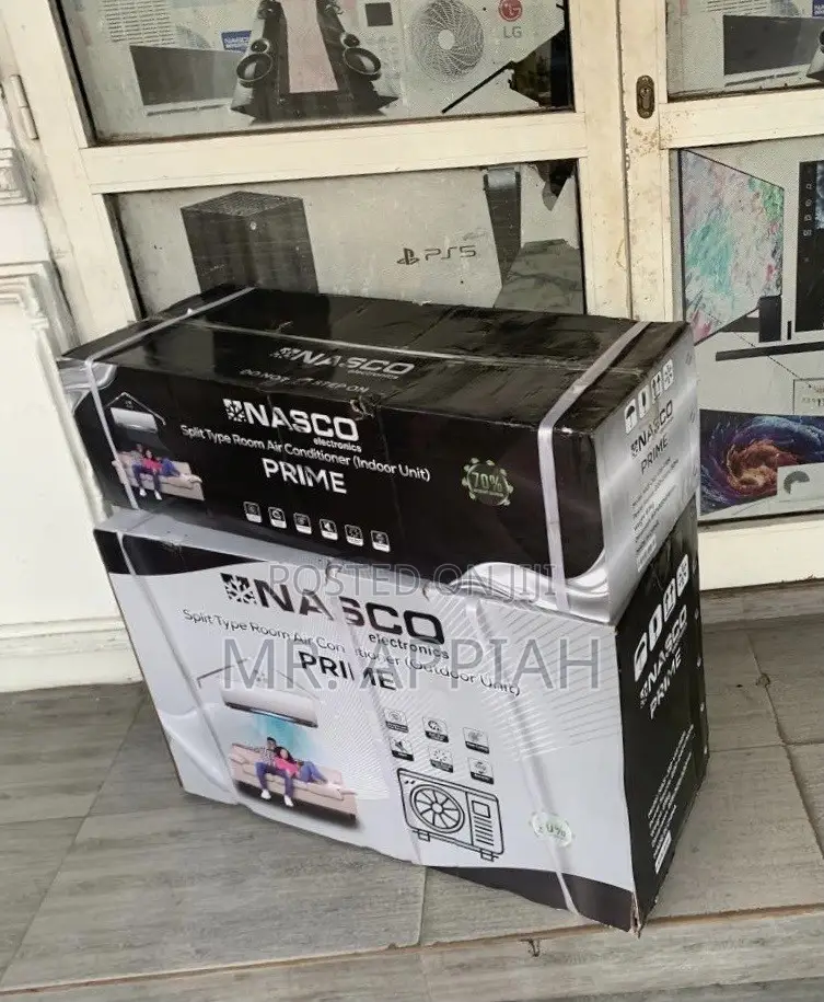 Get Premium Nasco 1.5hp R410 Prime Split Type Air Conditioner(Silver).