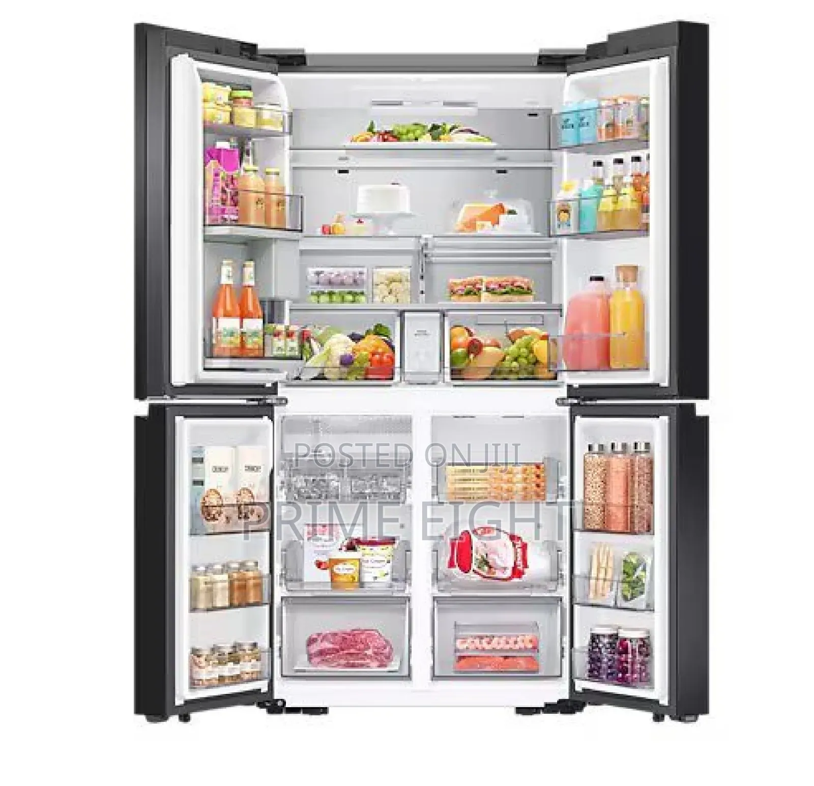 Samsung 650Ltrs Bespoke 4 (French) Door Refrigerator Rf65db960e22ef