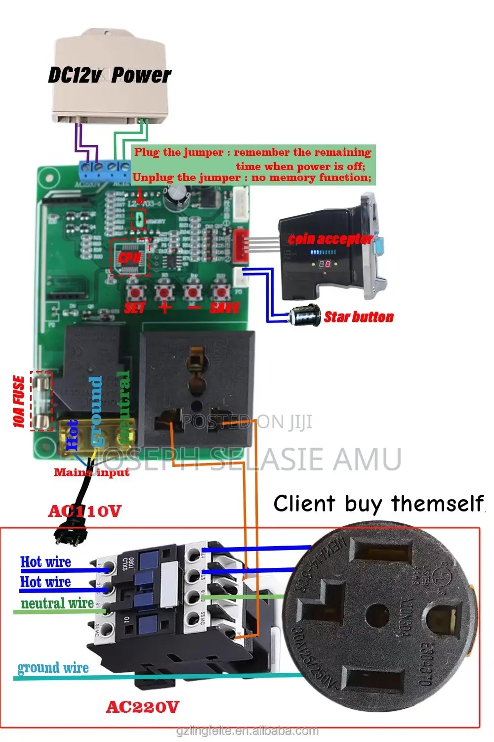 Coin Slot Control Box for Vending