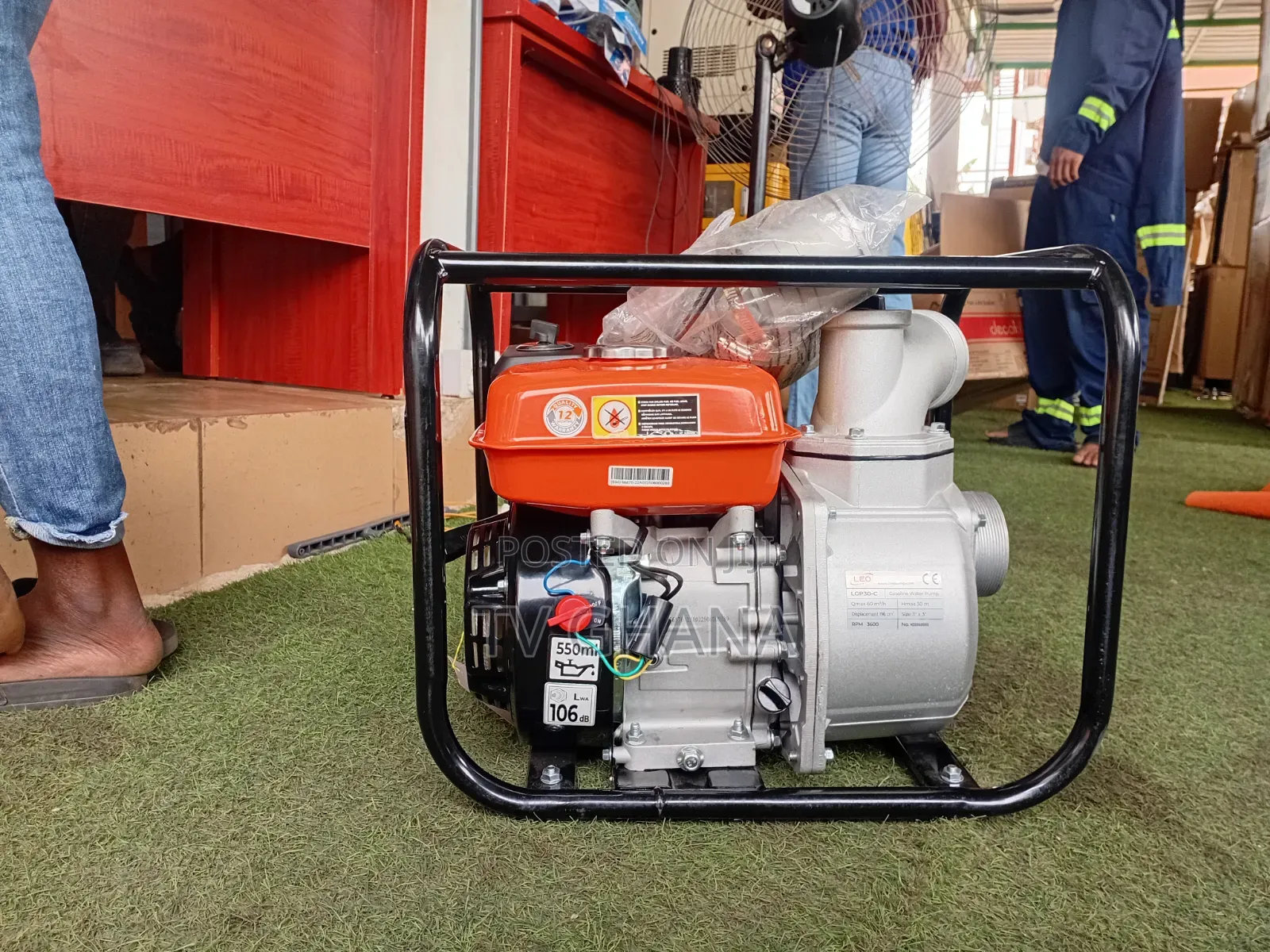 Original LEO 3-Inch 6.5HP Water Pump Powerful Engine & Excellent 6.5hp