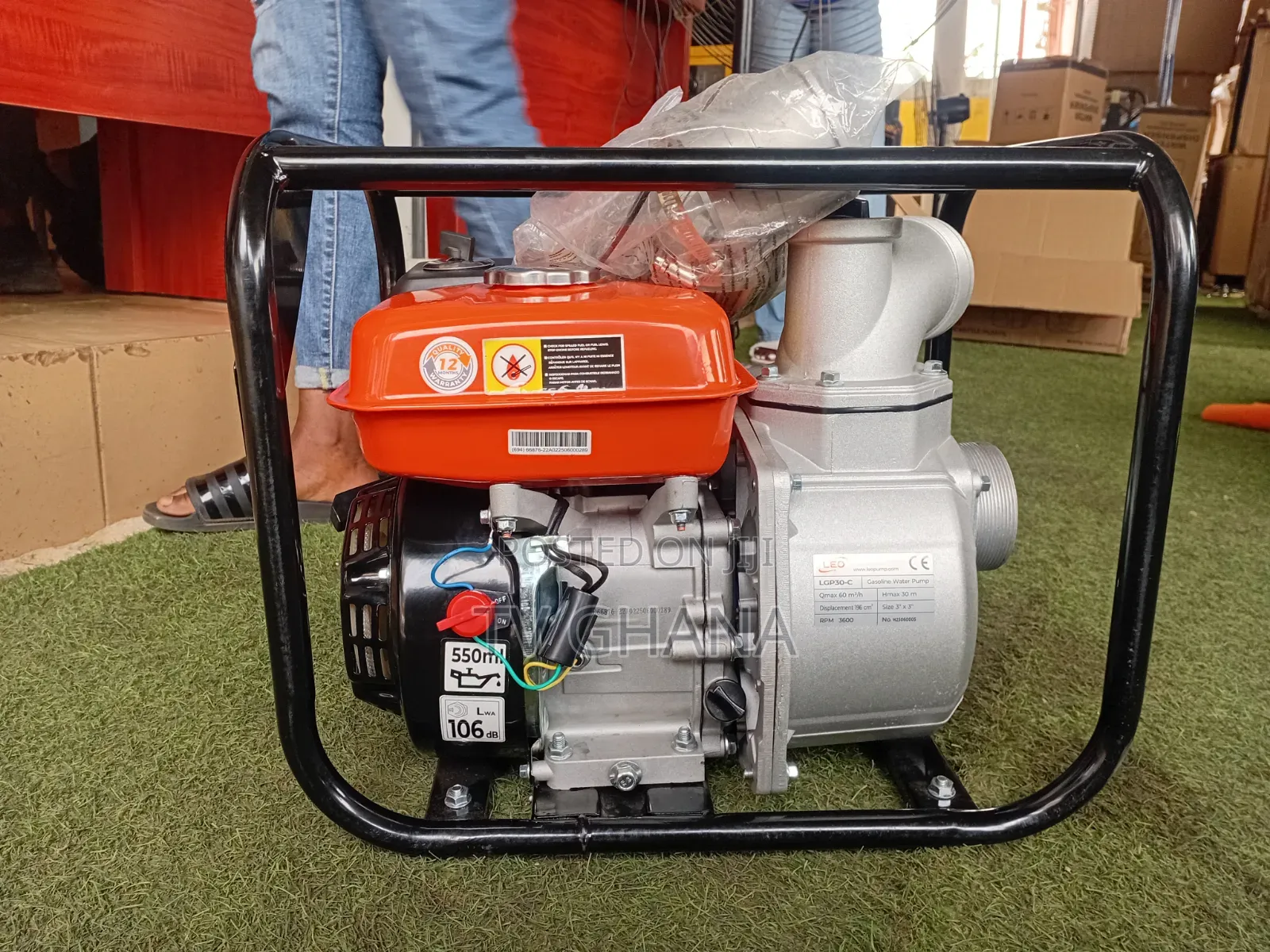 LEO 3′′ 6.5HP Petrol Water Pump – Super Powerful, Durable & Efficient