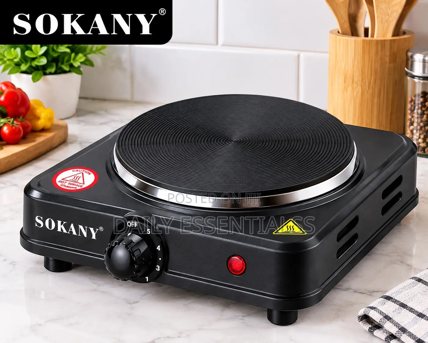 Sokany Electric Stove 1000W – Single Burner