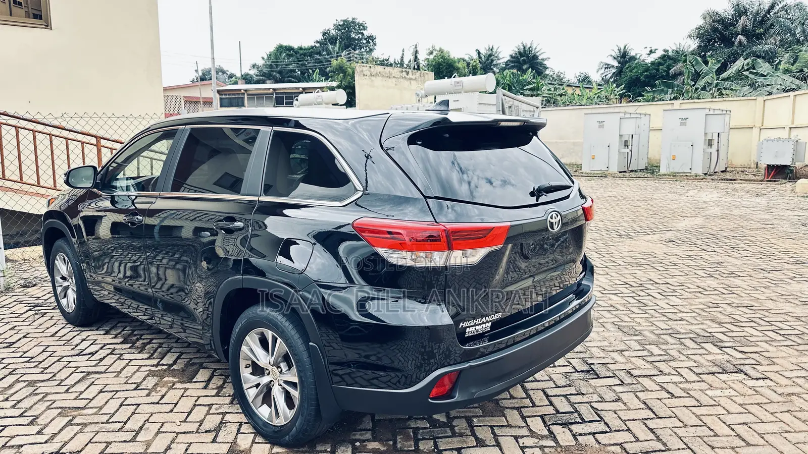 Toyota Highlander XLE V6 4x4 (3.5L 6cyl 6A) 2016 Black