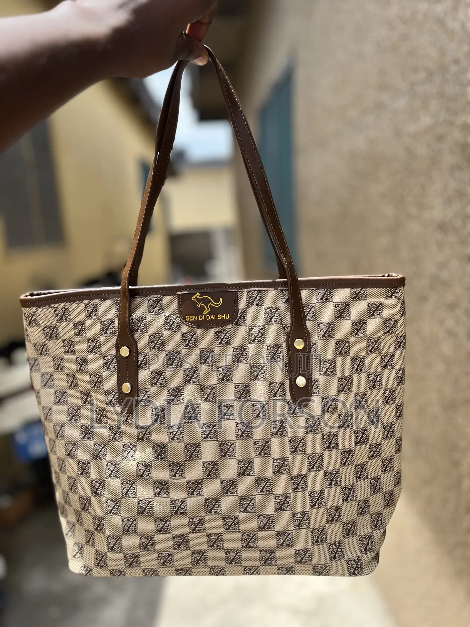 Classic Leather Totes Bag