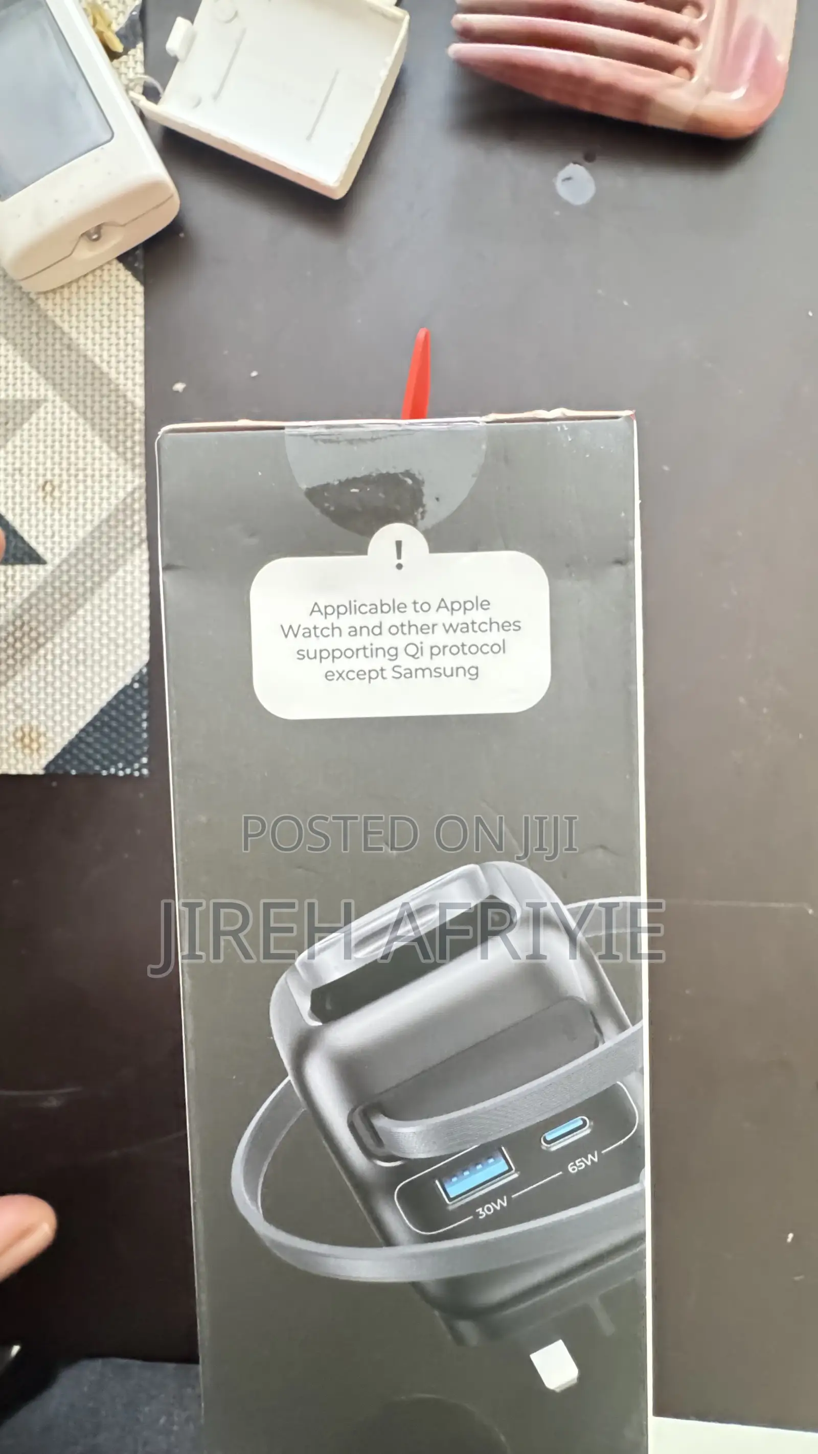 65w Havit Travel Charger With Retractable Cable and Watch Chatger